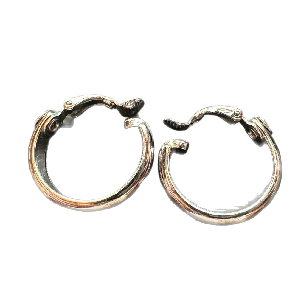 Sarah Coventry Silver Hoop Earrings